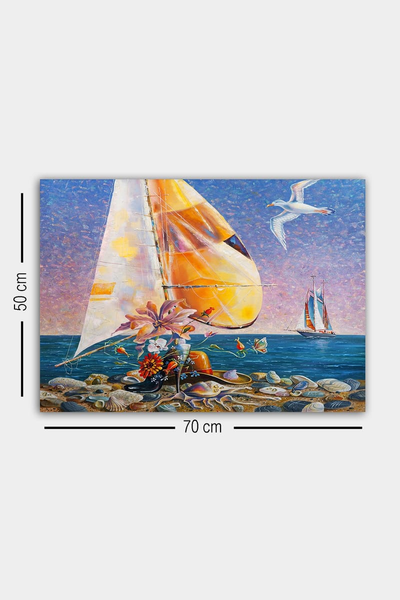DEKORATIV CANVASTAVLA 50x70 cm Flerf�ärgad - Inredning & dekor - Tavlor & konst - Canvastavla