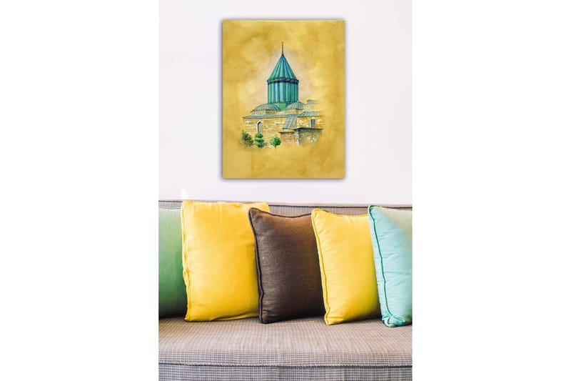 DEKORATIV CANVASTAVLA 50x70 cm Flerf�ärgad - Inredning & dekor - Tavlor & konst - Canvastavla