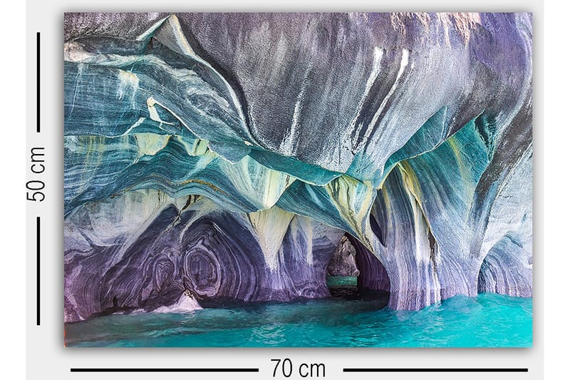 DEKORATIV CANVASTAVLA 50x70 cm Flerfärgad - Inredning & dekor - Tavlor & konst - Canvastavla