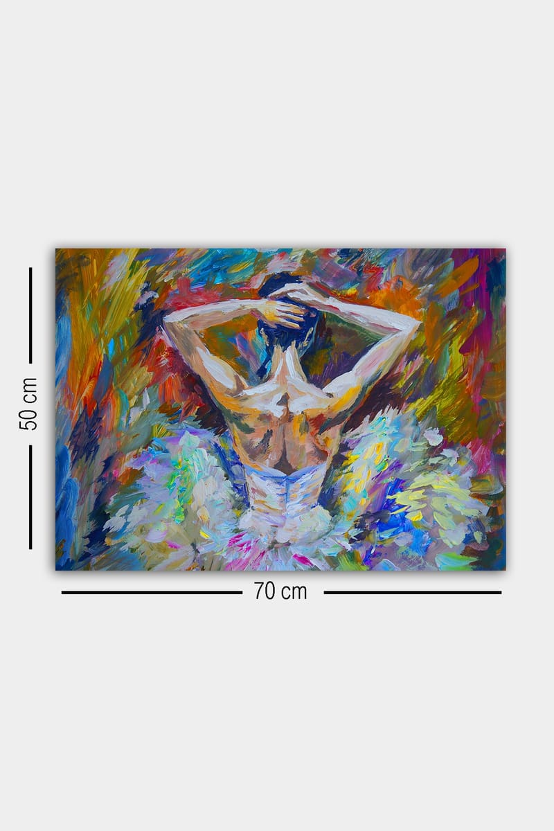 DEKORATIV CANVASTAVLA 50x70 cm Flerf�ärgad - Inredning & dekor - Tavlor & konst - Canvastavla