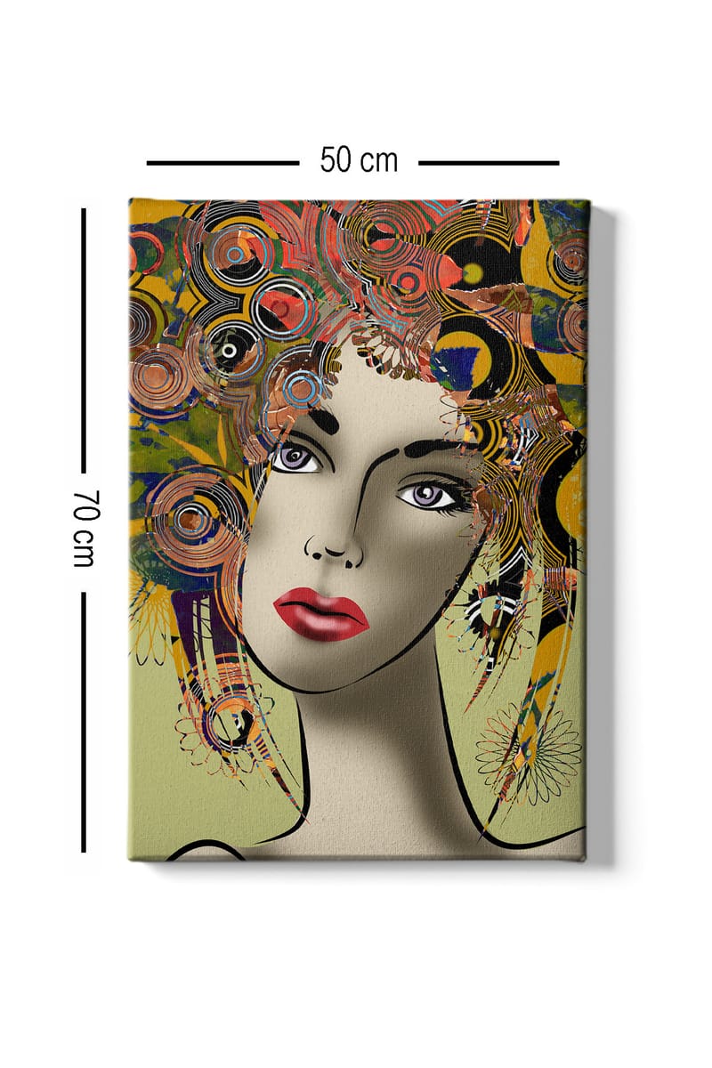 DEKORATIV CANVASTAVLA 50x70 cm Flerf�ärgad - Inredning & dekor - Tavlor & konst - Canvastavla