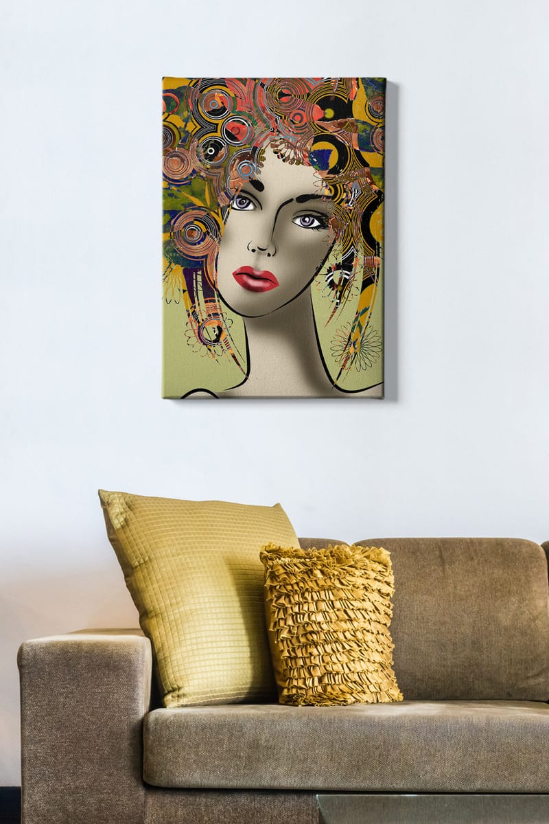DEKORATIV CANVASTAVLA 50x70 cm Flerfärgad - Inredning & dekor - Tavlor & konst - Canvastavla