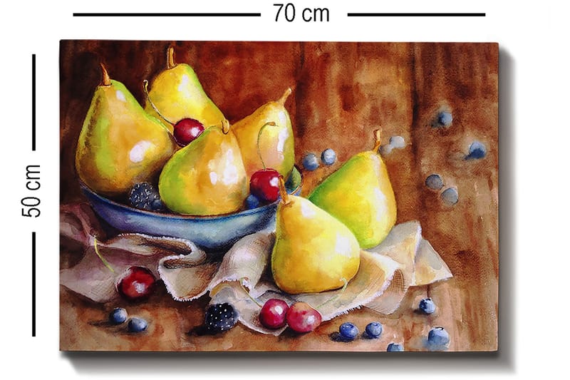 DEKORATIV CANVASTAVLA 50x70 cm Flerfärgad - Inredning & dekor - Tavlor & konst - Canvastavla