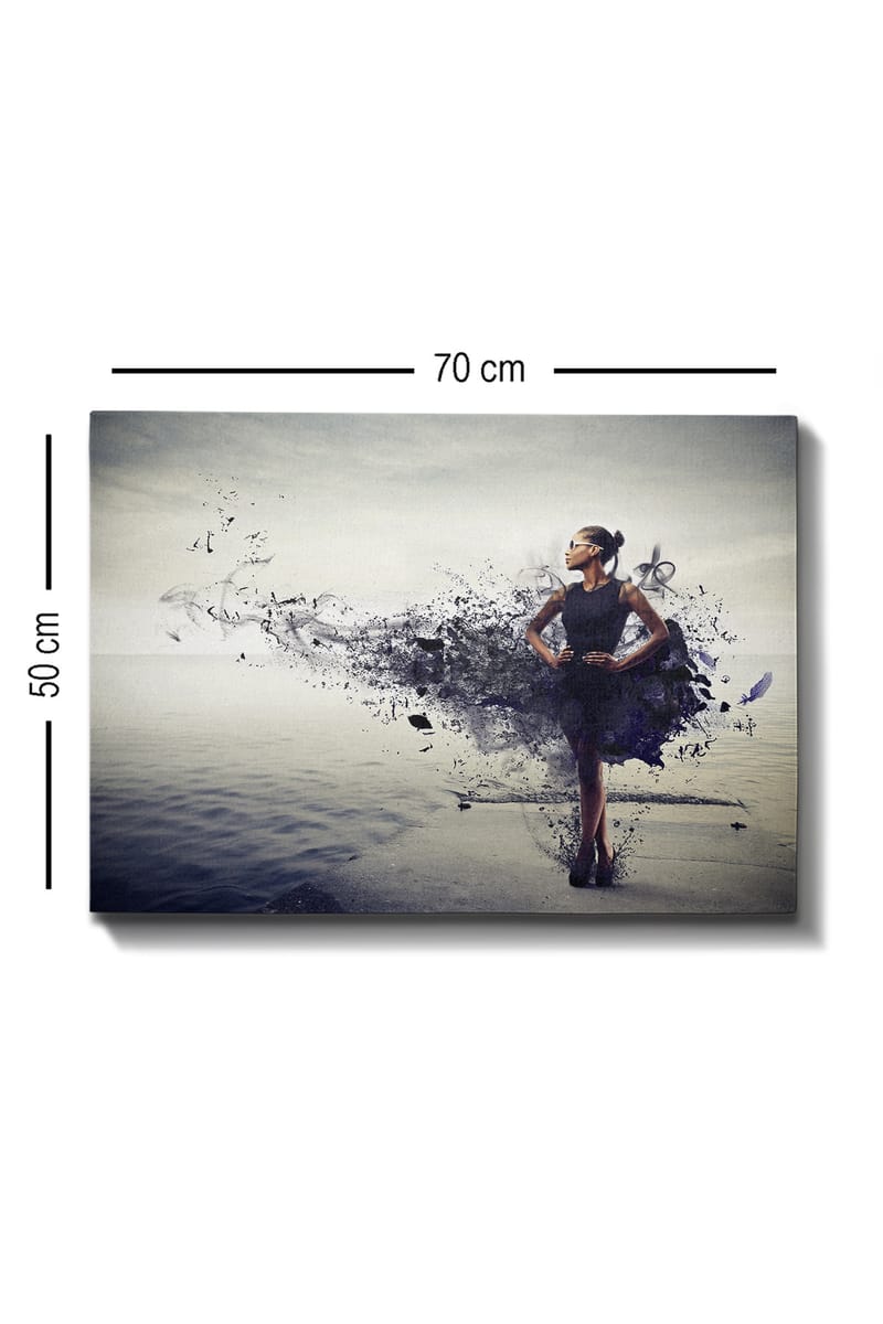 DEKORATIV CANVASTAVLA 50x70 cm Flerf�ärgad - Inredning & dekor - Tavlor & konst - Canvastavla