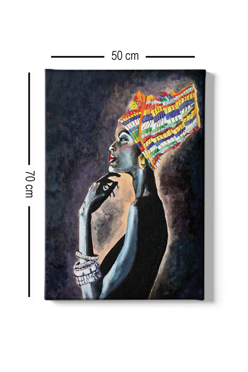 DEKORATIV CANVASTAVLA 50x70 cm Flerfärgad - Inredning & dekor - Tavlor & konst - Canvastavla