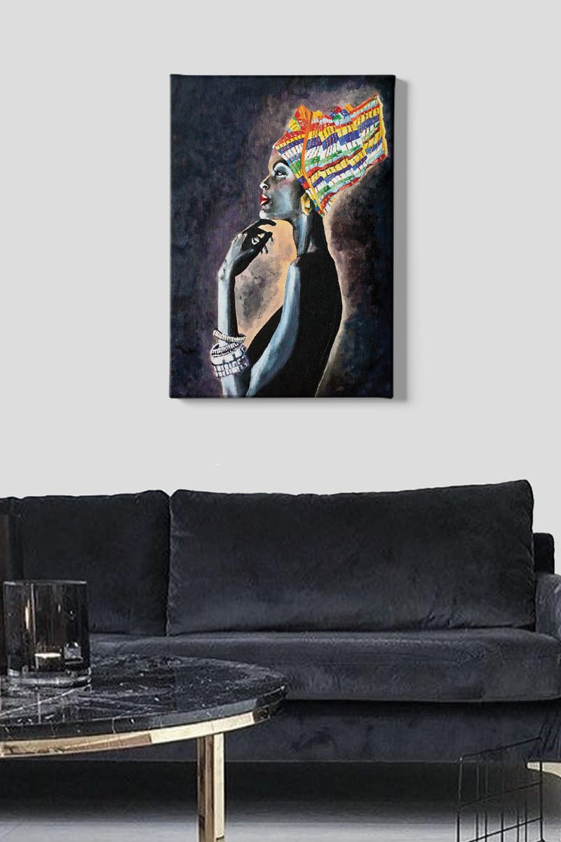 DEKORATIV CANVASTAVLA 50x70 cm Flerfärgad - Inredning & dekor - Tavlor & konst - Canvastavla
