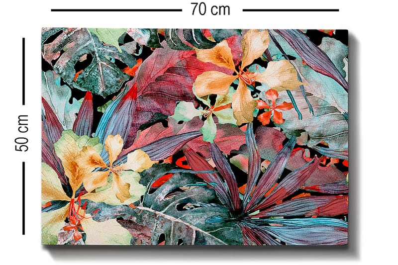 DEKORATIV CANVASTAVLA 50x70 cm Flerfärgad - Inredning & dekor - Tavlor & konst - Canvastavla