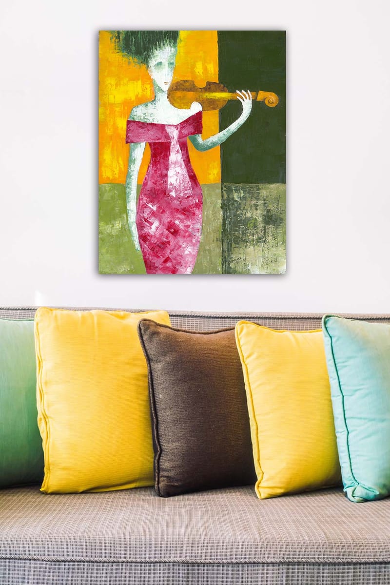 DEKORATIV CANVASTAVLA 50x70 cm Flerfärgad - Inredning & dekor - Tavlor & konst - Canvastavla