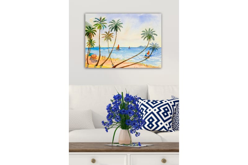 DEKORATIV CANVASTAVLA 50x70 cm Flerfärgad - Inredning & dekor - Tavlor & konst - Canvastavla