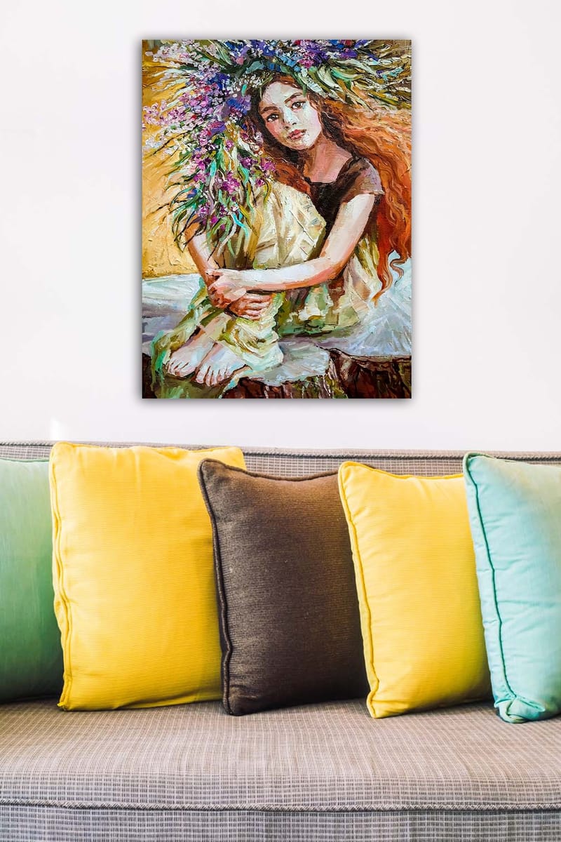 DEKORATIV CANVASTAVLA 50x70 cm Flerfärgad - Inredning & dekor - Tavlor & konst - Canvastavla