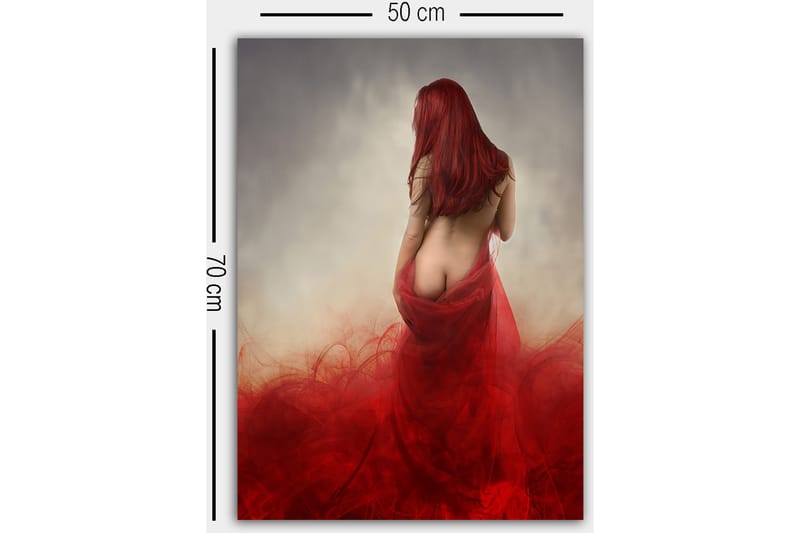 DEKORATIV CANVASTAVLA 50x70 cm Flerfärgad - Inredning & dekor - Tavlor & konst - Canvastavla