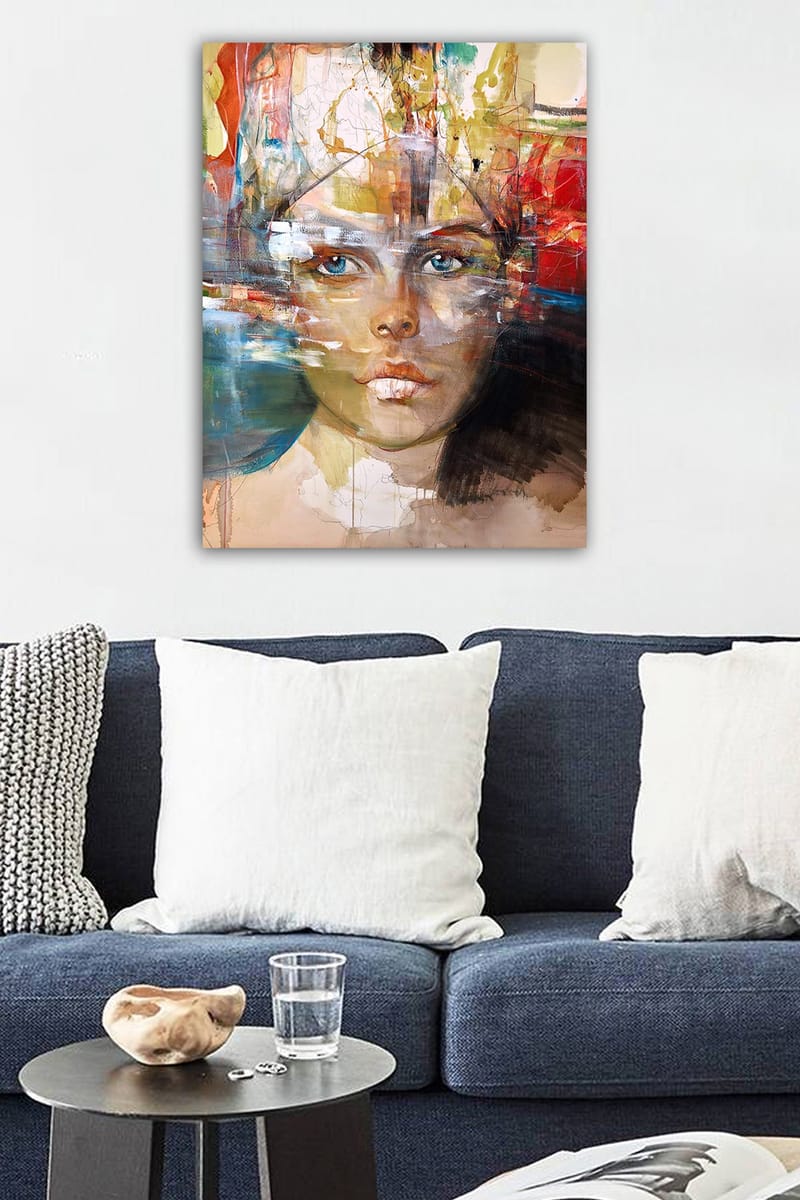 DEKORATIV CANVASTAVLA 50x70 cm Flerfärgad - Inredning & dekor - Tavlor & konst - Canvastavla