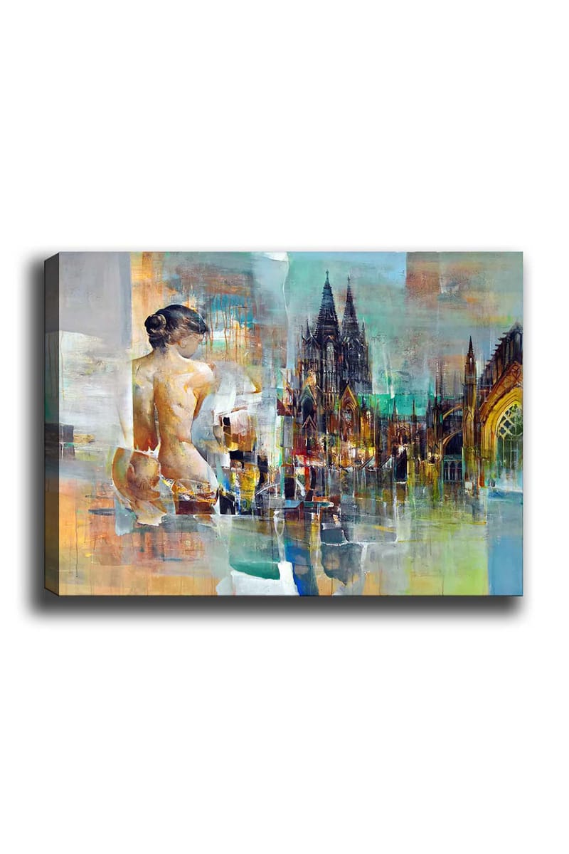 DEKORATIV CANVASTAVLA 50x70 cm Flerfärgad - Inredning & dekor - Tavlor & konst - Canvastavla