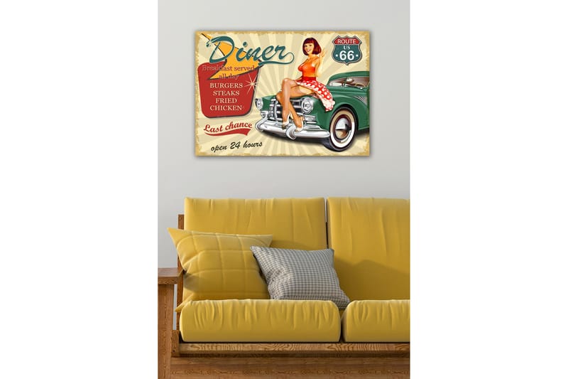 DEKORATIV CANVASTAVLA 50x70 cm Flerfärgad - Inredning & dekor - Tavlor & konst - Canvastavla
