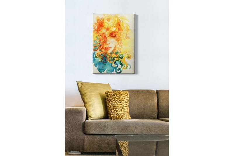 DEKORATIV CANVASTAVLA 50x70 cm Flerfärgad - Inredning & dekor - Tavlor & konst - Canvastavla