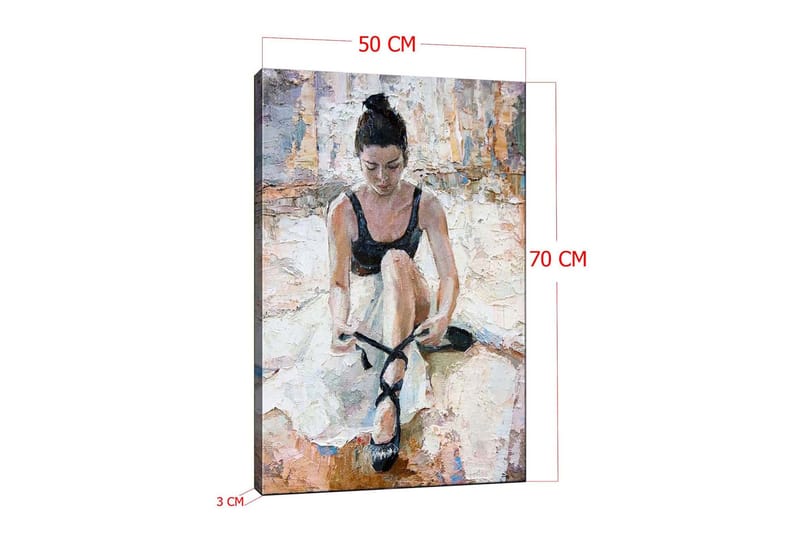 DEKORATIV CANVASTAVLA 50x70 cm Flerfärgad - Inredning & dekor - Tavlor & konst - Canvastavla