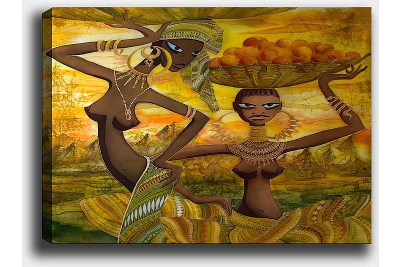 DEKORATIV CANVASTAVLA 50x70 cm Flerf�ärgad - Inredning & dekor - Tavlor & konst - Canvastavla