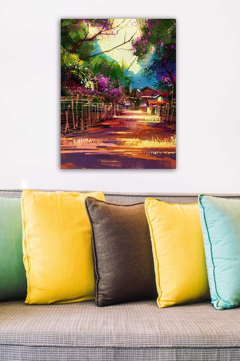 DEKORATIV CANVASTAVLA 50x70 cm Flerfärgad - Inredning & dekor - Tavlor & konst - Canvastavla