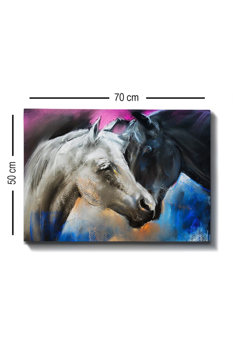 Dekorativ Canvastavla 50x70 cm - Flerfärgad - Inredning & dekor - Tavlor & konst - Canvastavla