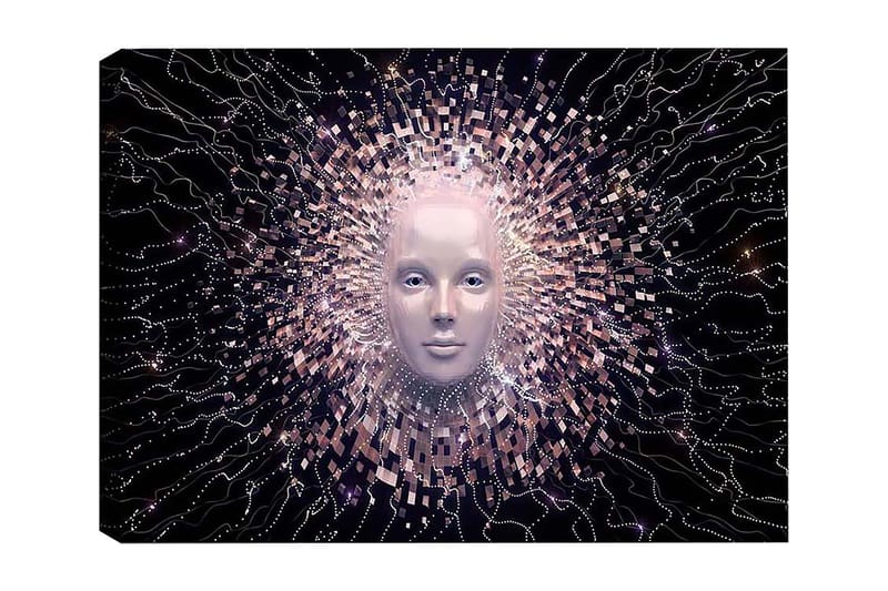 Dekorativ Canvastavla 50x70 cm, Flerfärgad