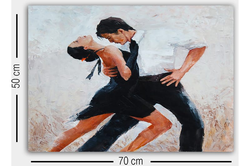 Dekorativ Canvastavla 50x70 cm - Flerfärgad - Inredning & dekor - Tavlor & konst - Canvastavla