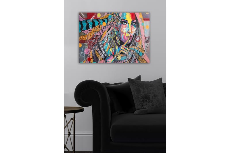 Dekorativ Canvastavla 50x70 cm - Flerfärgad - Inredning & dekor - Tavlor & konst - Canvastavla