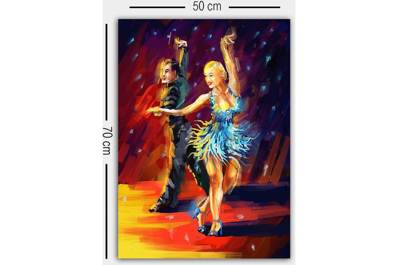 Dekorativ Canvastavla 50x70 cm - Flerfärgad - Inredning & dekor - Tavlor & konst - Canvastavla