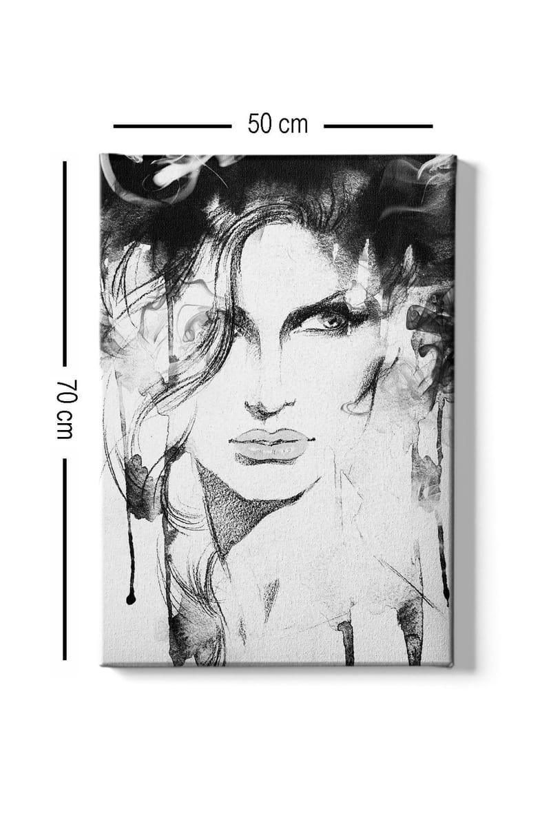 Dekorativ Canvastavla 50x70 cm - Flerfärgad - Inredning & dekor - Tavlor & konst - Canvastavla