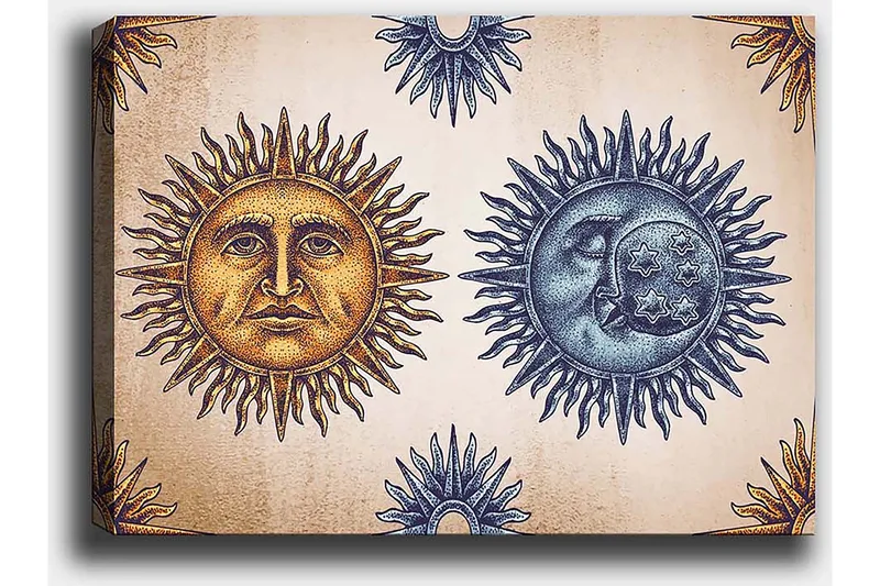 Dekorativ Canvastavla 50x70 cm - Flerfärgad - Inredning & dekor - Tavlor & konst - Canvastavla