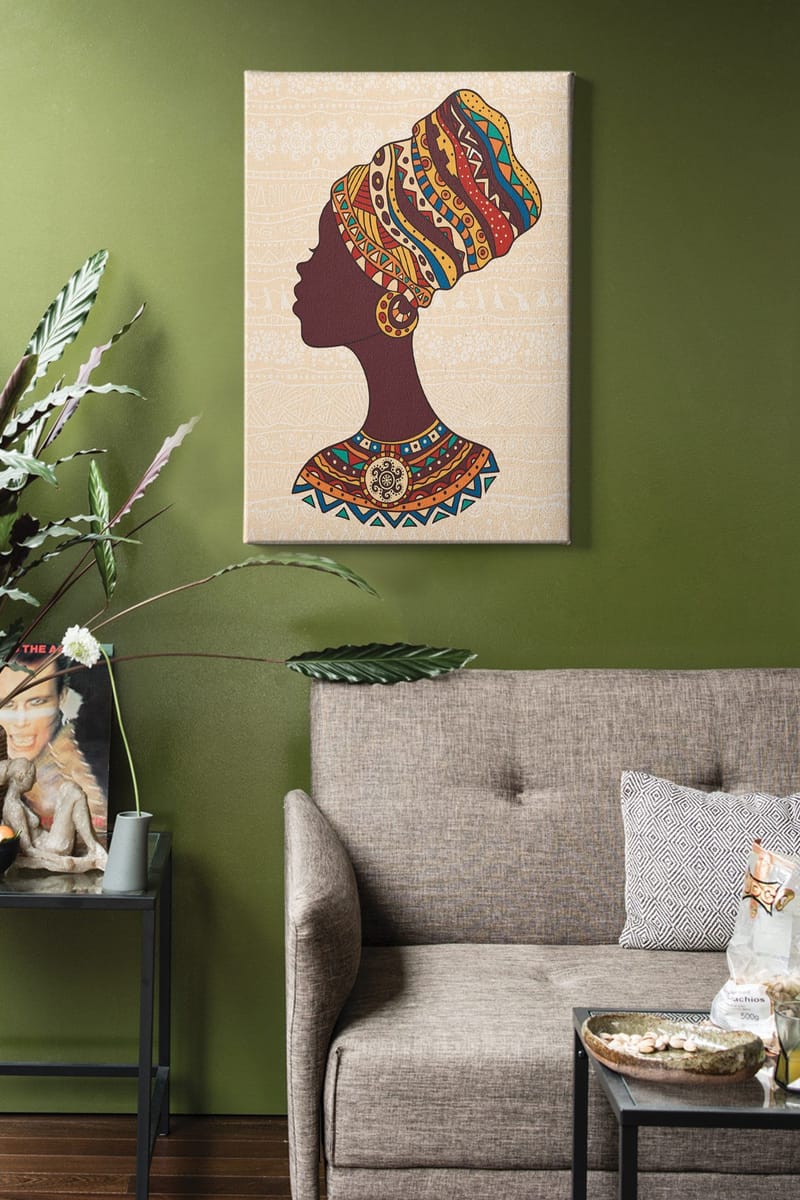 Dekorativ Canvastavla 50x70 cm - Flerfärgad - Inredning & dekor - Tavlor & konst - Canvastavla