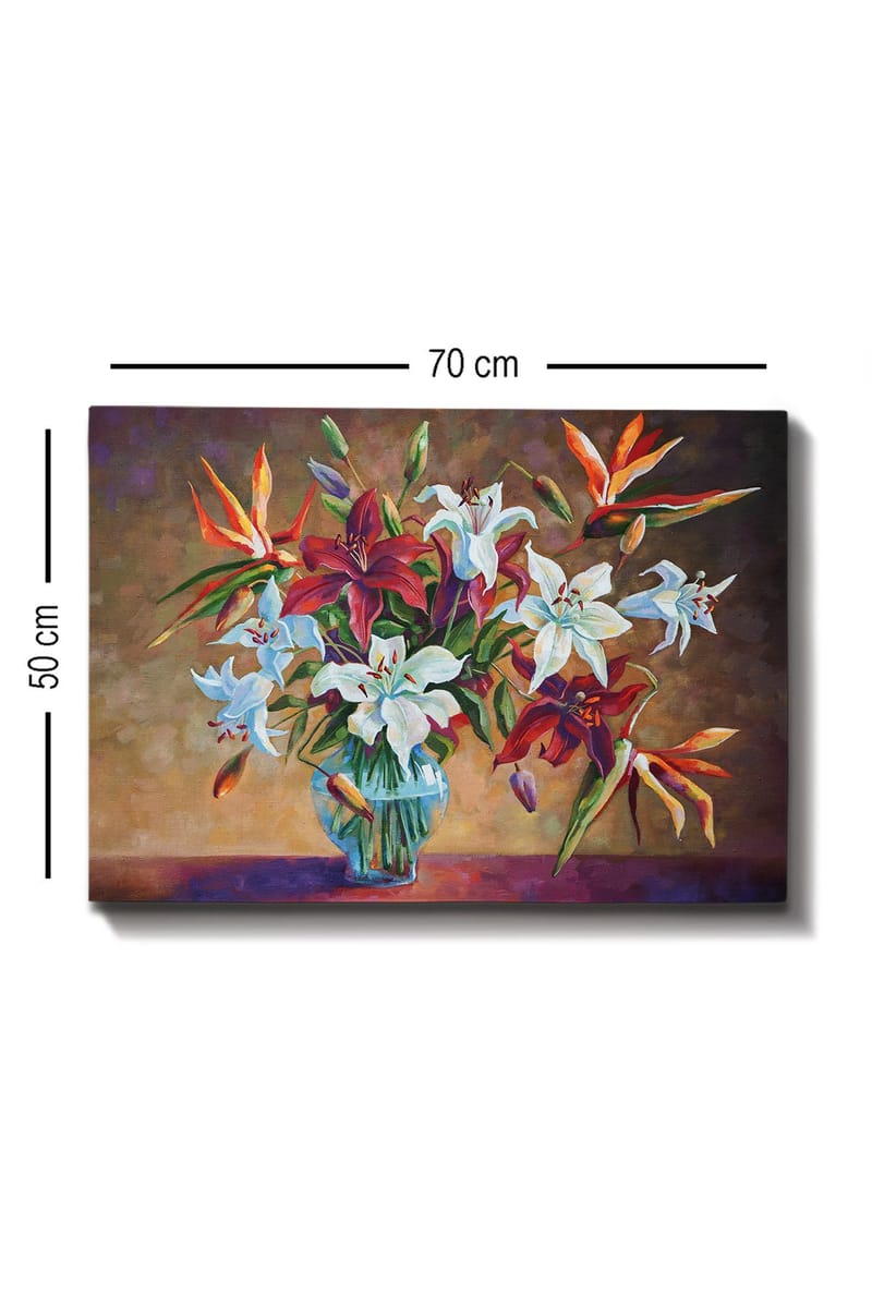Dekorativ Canvastavla 50x70 cm - Flerfärgad - Inredning & dekor - Tavlor & konst - Canvastavla