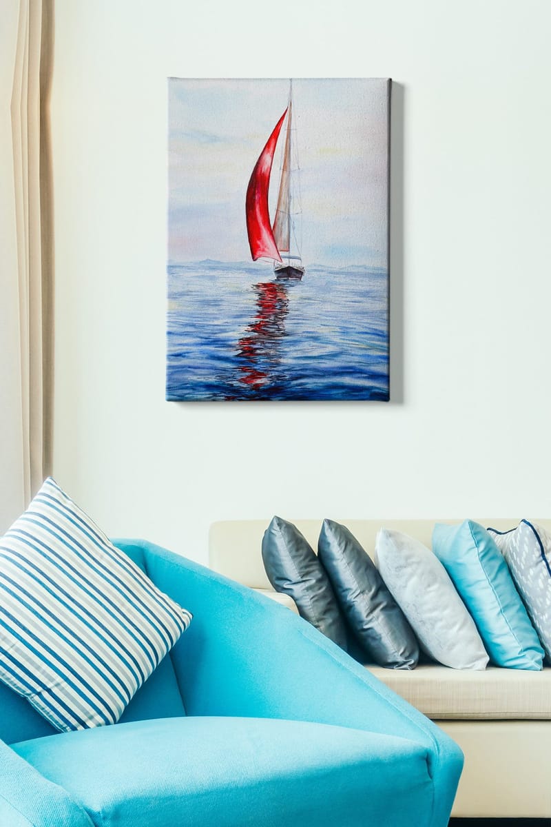 Dekorativ Canvastavla 50x70 cm - Flerfärgad - Inredning & dekor - Tavlor & konst - Canvastavla