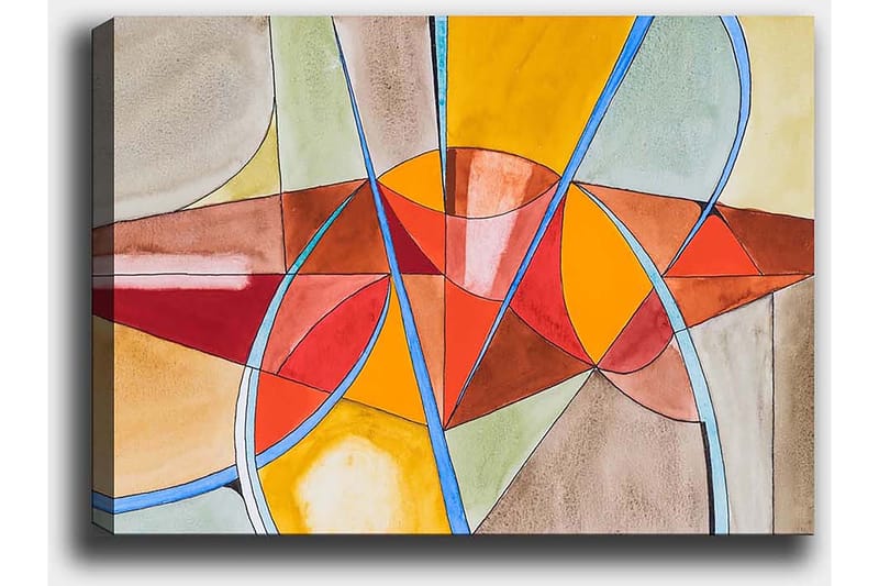 Dekorativ Canvastavla 50x70 cm - Flerfärgad - Inredning & dekor - Tavlor & konst - Canvastavla