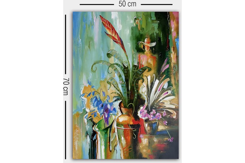 Dekorativ Canvastavla 50x70 cm - Flerfärgad - Inredning & dekor - Tavlor & konst - Canvastavla
