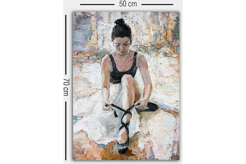 Dekorativ Canvastavla 50x70 cm - Flerfärgad - Inredning & dekor - Tavlor & konst - Canvastavla