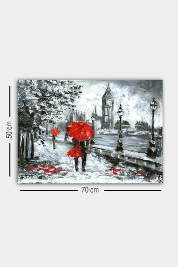 Dekorativ Canvastavla 50x70 cm - Flerfärgad - Inredning & dekor - Tavlor & konst - Canvastavla