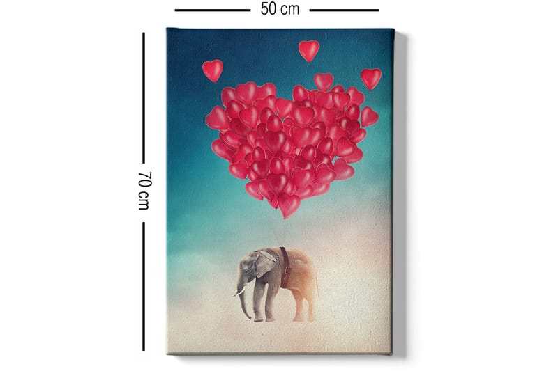 Dekorativ Canvastavla 50x70 cm - Flerfärgad - Inredning & dekor - Tavlor & konst - Canvastavla