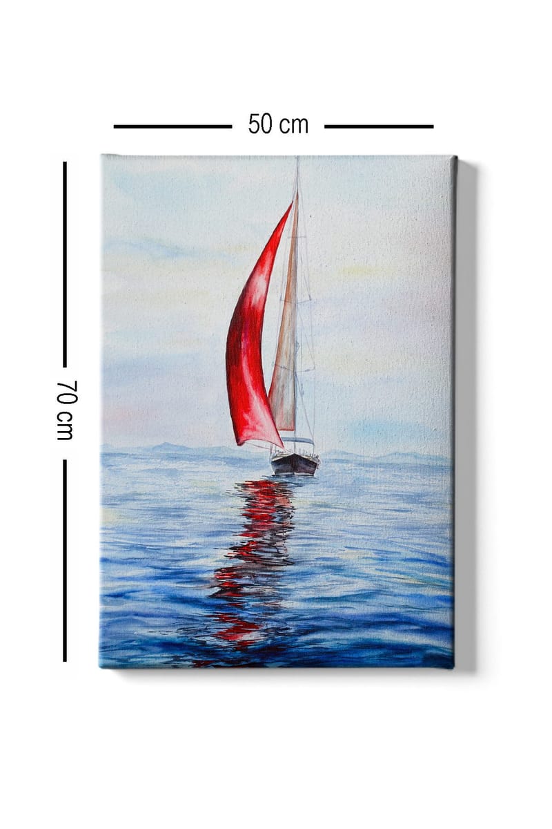 Dekorativ Canvastavla 50x70 cm - Flerfärgad - Inredning & dekor - Tavlor & konst - Canvastavla