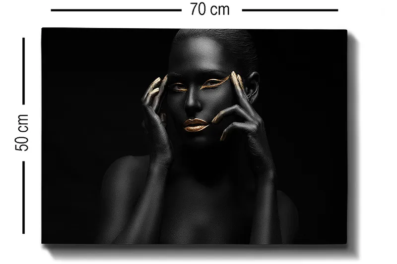 Dekorativ Canvastavla 50x70 cm - Flerfärgad - Inredning & dekor - Tavlor & konst - Canvastavla