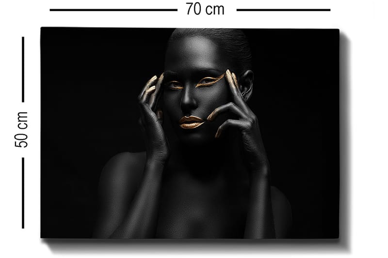 Dekorativ Canvastavla 50x70 cm - Flerfärgad - Inredning & dekor - Tavlor & konst - Canvastavla