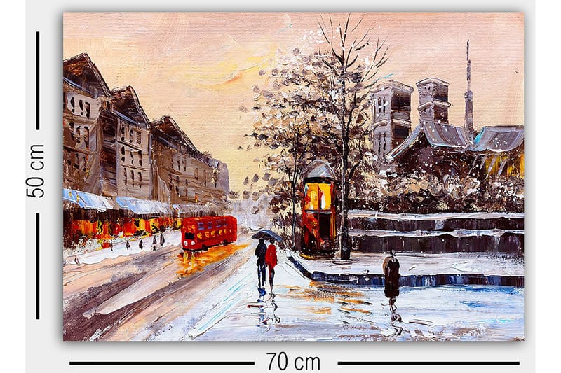 Dekorativ Canvastavla 50x70 cm - Flerfärgad - Inredning & dekor - Tavlor & konst - Canvastavla