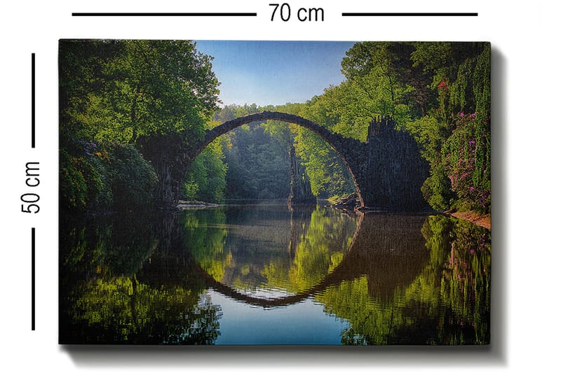 Dekorativ Canvastavla 50x70 cm - Flerfärgad - Inredning & dekor - Tavlor & konst - Canvastavla