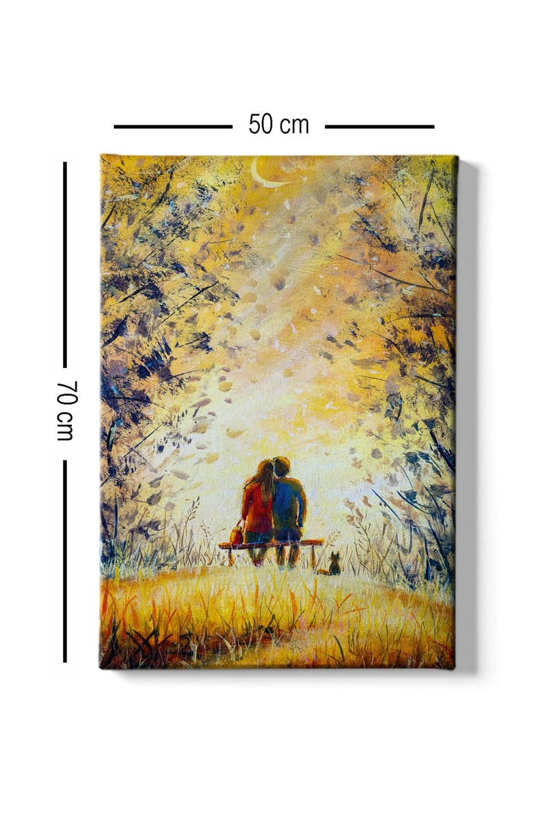 Dekorativ Canvastavla 50x70 cm - Flerfärgad - Inredning & dekor - Tavlor & konst - Canvastavla