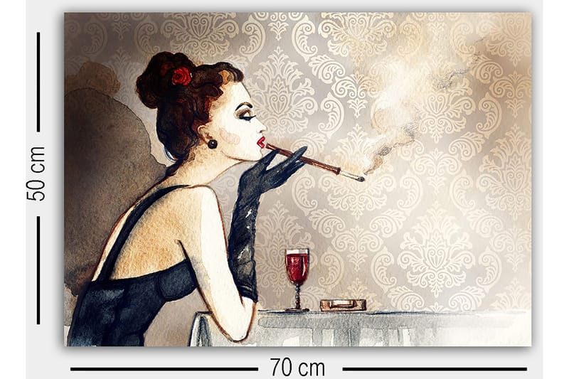 Dekorativ Canvastavla 50x70 cm - Flerfärgad - Inredning & dekor - Tavlor & konst - Canvastavla