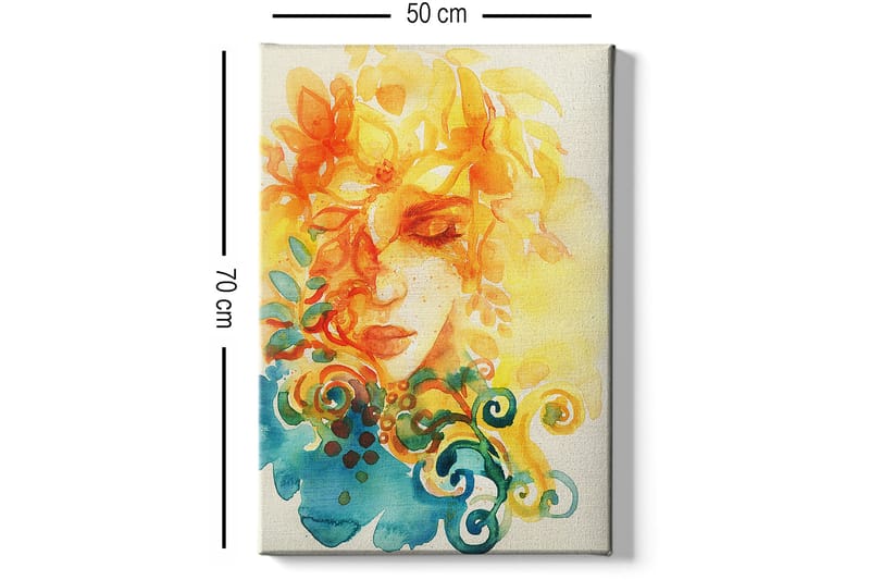 Dekorativ Canvastavla 50x70 cm - Flerfärgad - Inredning & dekor - Tavlor & konst - Canvastavla