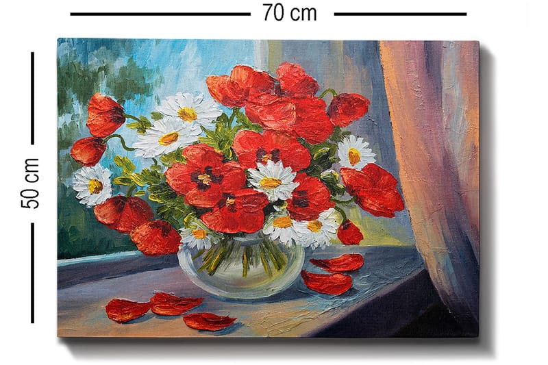 Dekorativ Canvastavla 50x70 cm - Flerfärgad - Inredning & dekor - Tavlor & konst - Canvastavla