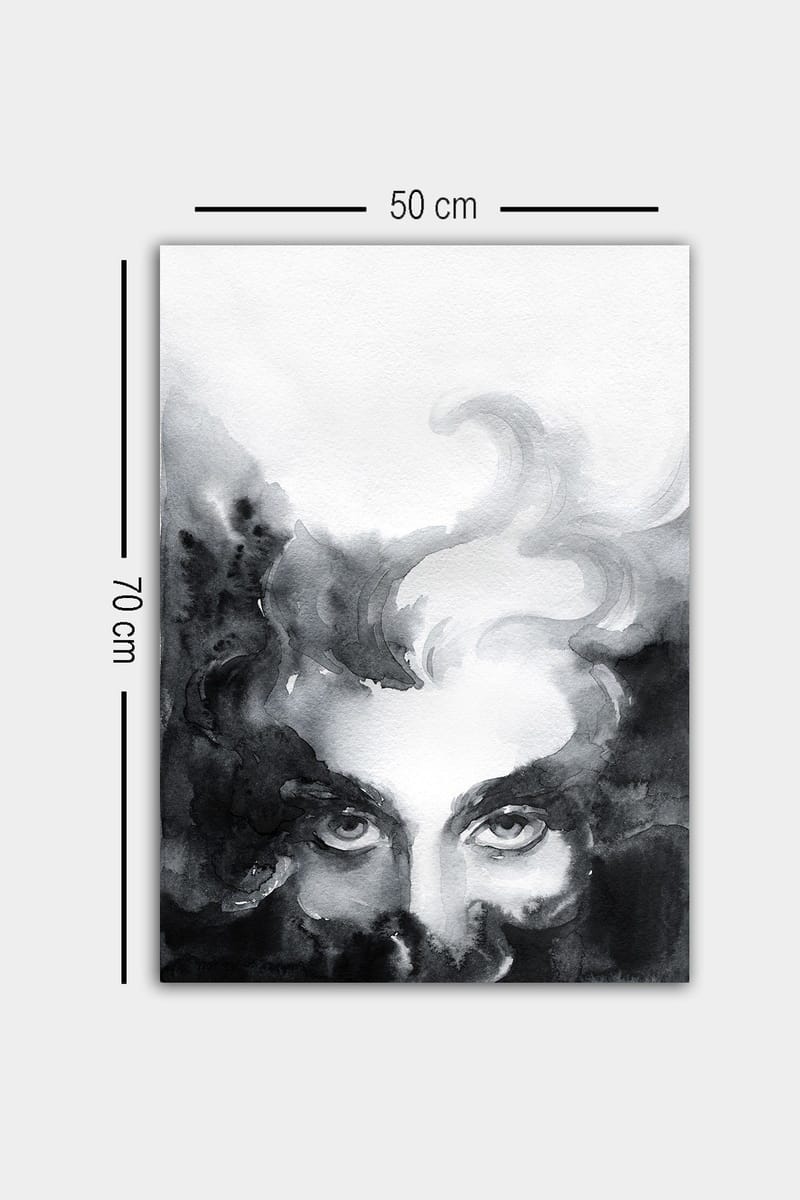 Dekorativ Canvastavla 50x70 cm - Flerfärgad - Inredning & dekor - Tavlor & konst - Canvastavla