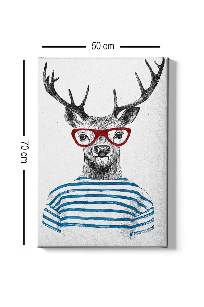 Dekorativ Canvastavla 50x70 cm - Flerfärgad - Inredning & dekor - Tavlor & konst - Canvastavla