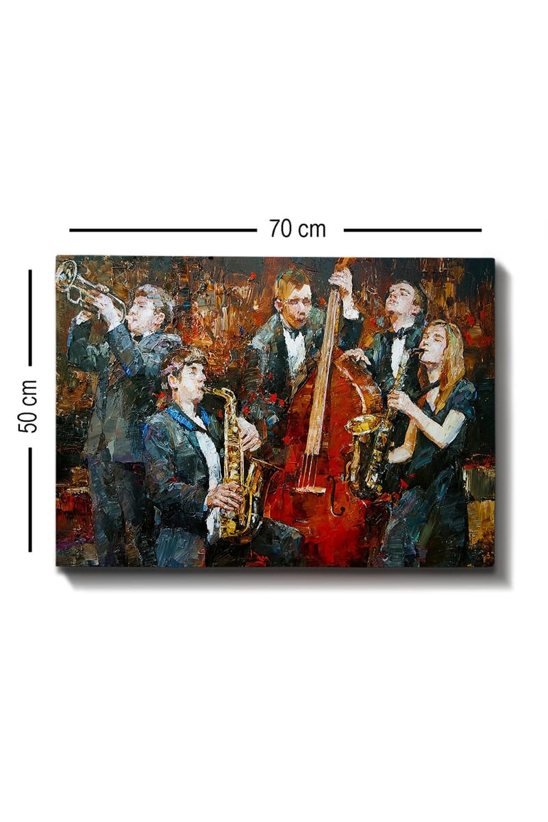 Dekorativ Canvastavla 50x70 cm - Flerfärgad - Inredning & dekor - Tavlor & konst - Canvastavla