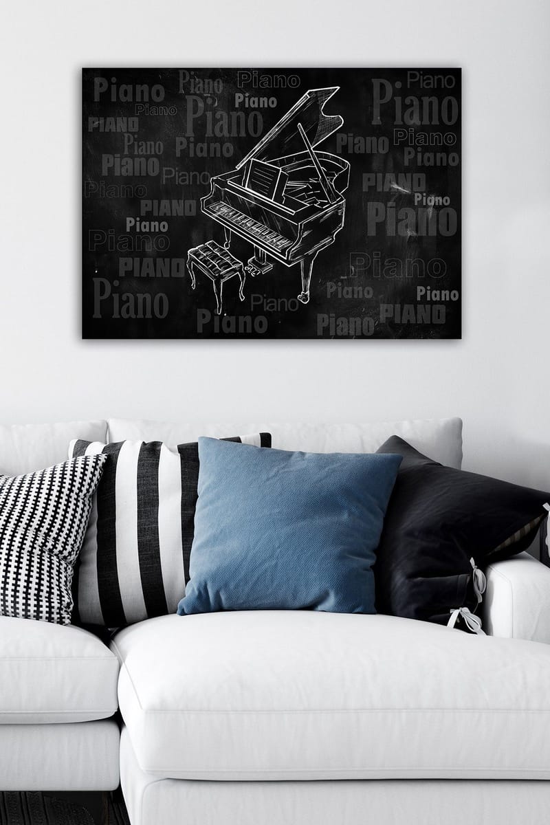 Dekorativ Canvastavla 50x70 cm - Flerfärgad - Inredning & dekor - Tavlor & konst - Canvastavla